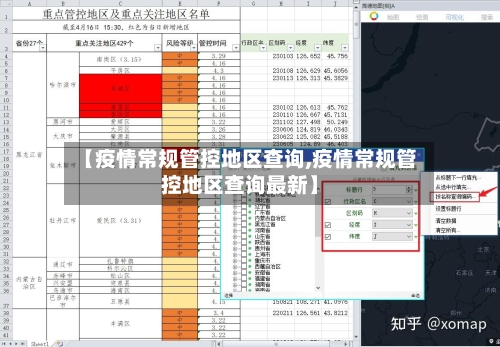 【疫情常规管控地区查询,疫情常规管控地区查询最新】