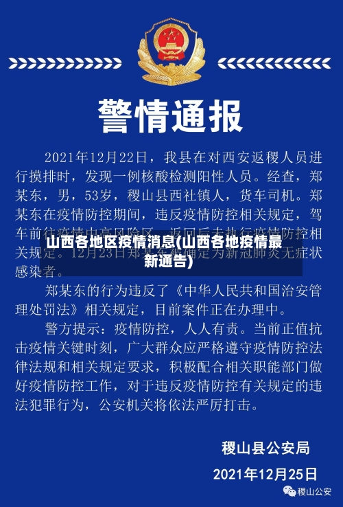 山西各地区疫情消息(山西各地疫情最新通告)