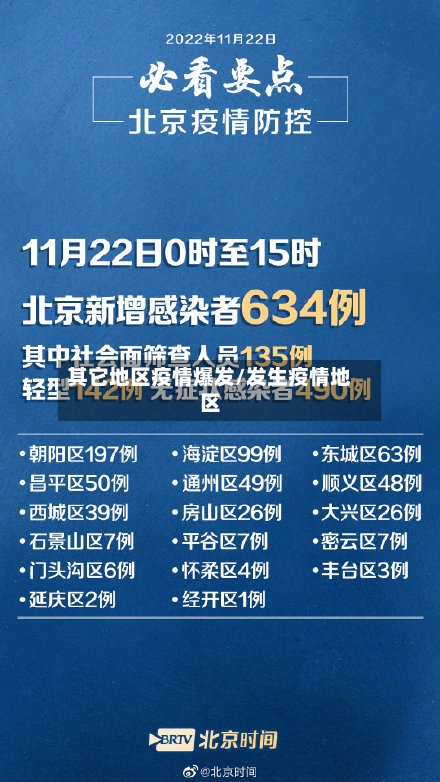 其它地区疫情爆发/发生疫情地区