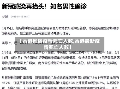【香港地区疫情死亡人数,香港最新疫情死亡人数】