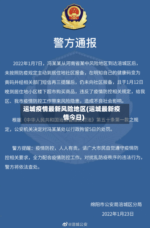 运城疫情最新风险地区(运城最新疫情今日)