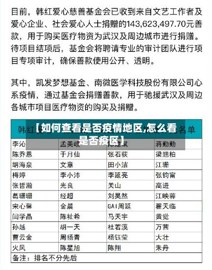 【如何查看是否疫情地区,怎么看是否疫区】