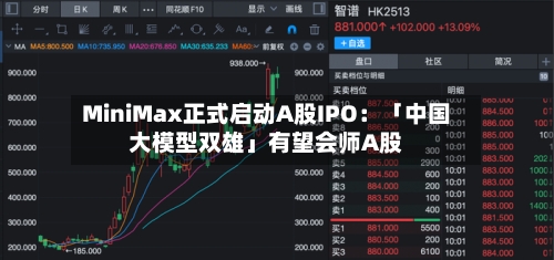 MiniMax正式启动A股IPO：「中国大模型双雄」有望会师A股