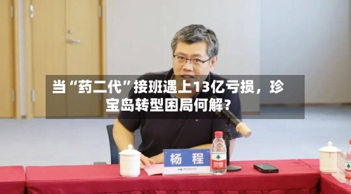 当“药二代”接班遇上13亿亏损，珍宝岛转型困局何解？