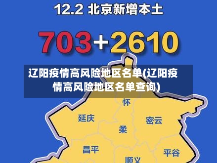 辽阳疫情高风险地区名单(辽阳疫情高风险地区名单查询)